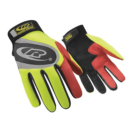 Ringers Gloves 138-13 Turbo Plus Mechanics Gloves, Synthetic Leather Palm, Pair