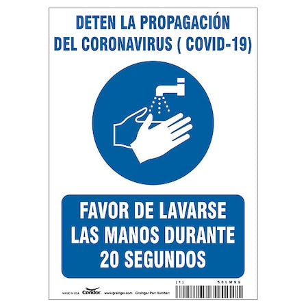 Condor Safety Sign HWB724P1007 - product photo 1