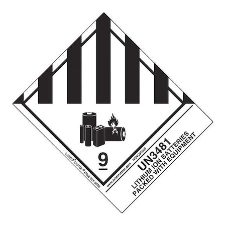 Labelmaster Safety Sign HSNLB6600 - product photo 1