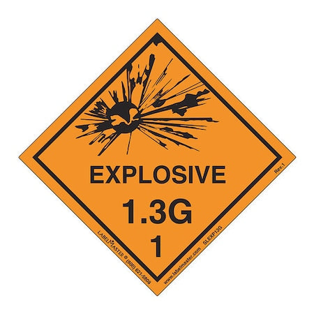 Labelmaster Safety Sign SLEXP13G - product photo 1