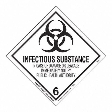 Labelmaster Safety Sign LR17S - product photo 1