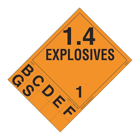 Labelmaster Safety Sign PSR72-SP - product photo 1