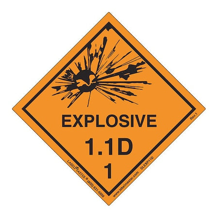 Labelmaster Safety Sign SLEXP11D - product photo 1