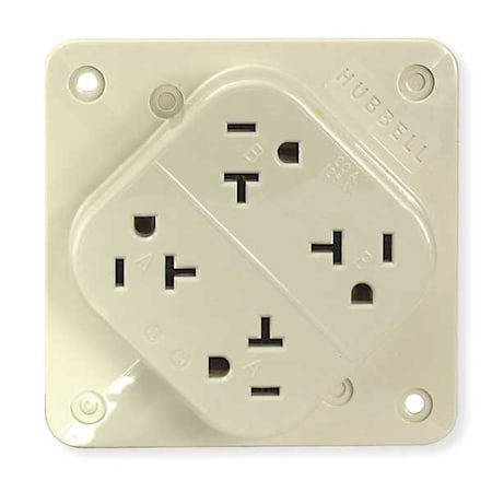 Hubbell Wiring Device-Kellems Wiring Device HBL420I - product photo 1