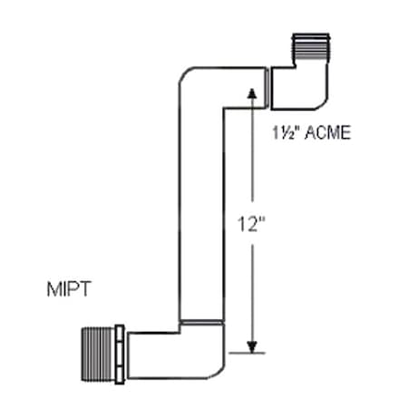 Westlake Pipe & Fittings Pipe Fitting G330212 - product photo 1