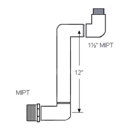 Westlake Pipe & Fittings Pipe Fitting G332212 - product photo 1