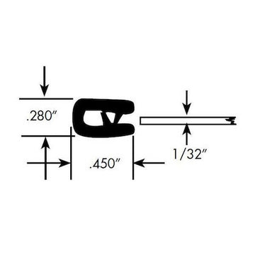 Fairchild Rubber Stock 0341-50 - product photo 1