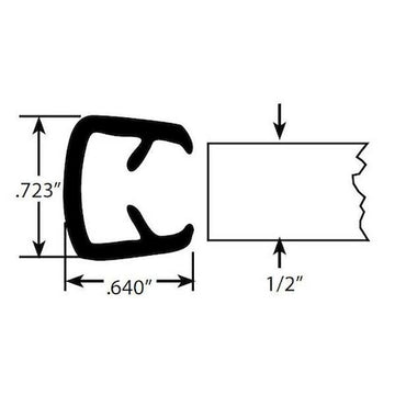 Fairchild Rubber Stock 0349-150 - product photo 1