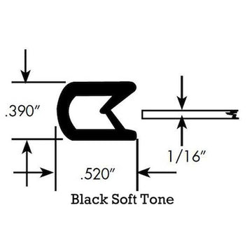 Fairchild Rubber Stock 1584-50 - product photo 1