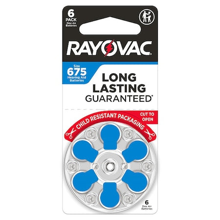 Rayovac Battery 675CR-6ROVUS - product photo 1