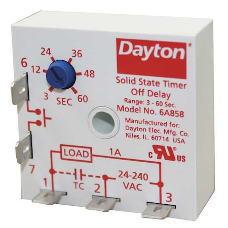 Dayton Control Component 6A858 - product photo 1