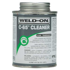 Weld-On 10203 Cleaner, 0.5 pt, Clear
