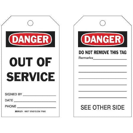 Brady Safety Sign 86517 - product photo 1