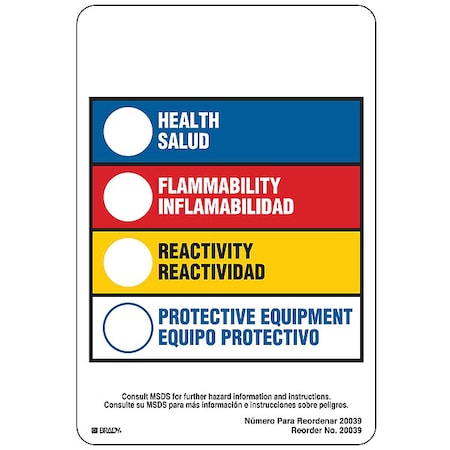 Brady Safety Sign 20039LS - product photo 1