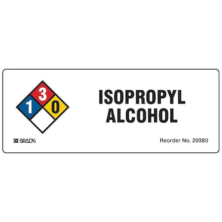 Brady Safety Sign 20380LS - product photo 1