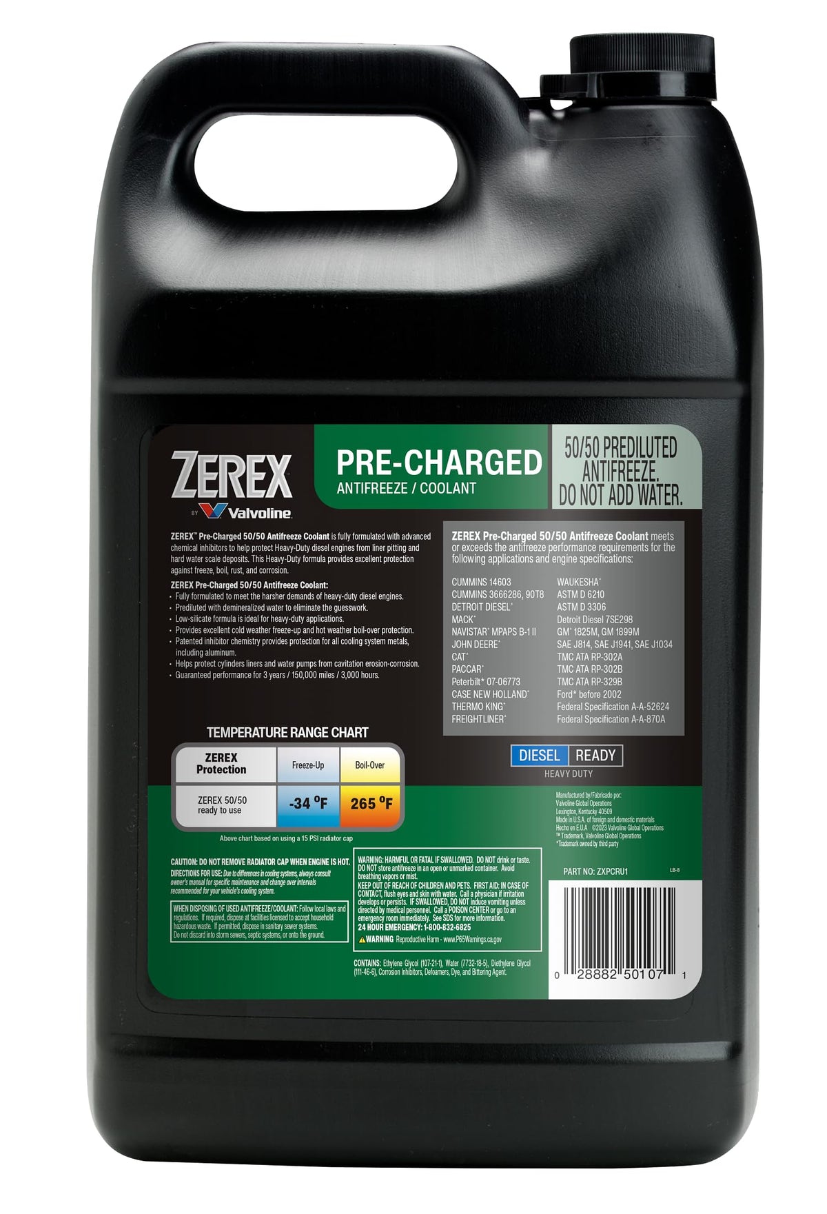 Zerex Auto Accessory ZXPCRU1, 1 Gallon – view 2