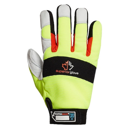 Superior Glove MXGKGHV-2XL Leather Gloves, Goatskin, Shirred Slip-On Cuff, Pair