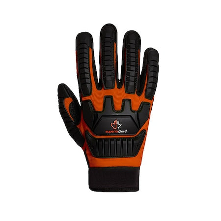 Superior Glove MXVSBE-XL Clutchgear Work Gloves, TenActiv Palm, PVC Back, Pair