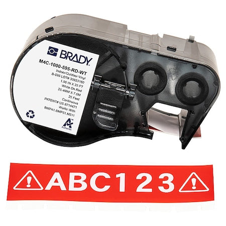 Brady Safety Sign M4C-1000-595-RD-WT - product photo 1