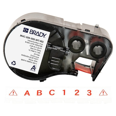 Brady Safety Sign M4C-500-595-WT-RD - product photo 1