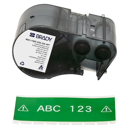 Brady Safety Sign M5C-1500-595-GN-WT - product photo 1