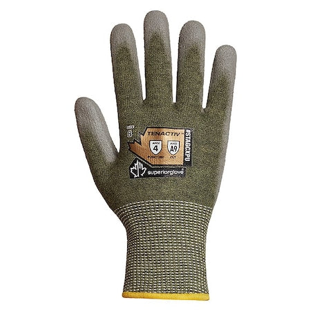 Superior Glove STAGCXPU-9 Knit Gloves, Cut Level A9, Dipped, Pair