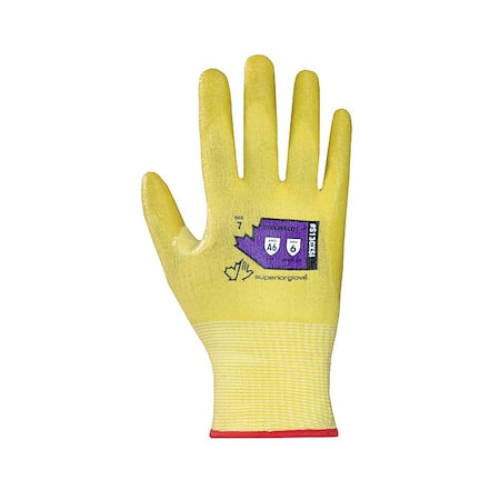 Superior Glove S13CXSI-7 Work Gloves, Cut Level A6, Dipped, Pair