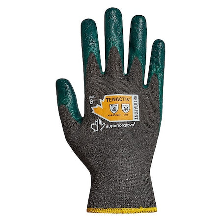 Superior Glove S18TAFGNT-9 Knit Gloves, Cut Level A4, Dipped, Pair