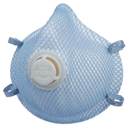 Moldex 2300N95 Disposable Respirator, Exhale Valve, Pack of 10