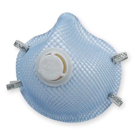Moldex 2301N95 Disposable Respirator, Exhale Valve, Pack of 10