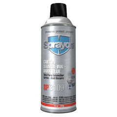 Sprayon S03109000 Stencil Ink, 16 oz, Net 12 Oz