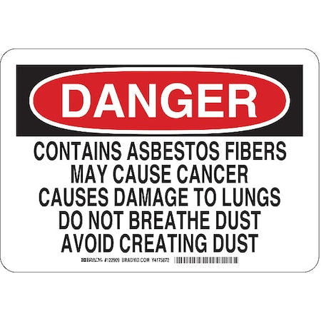 Brady Safety Sign 85451 - product photo 1