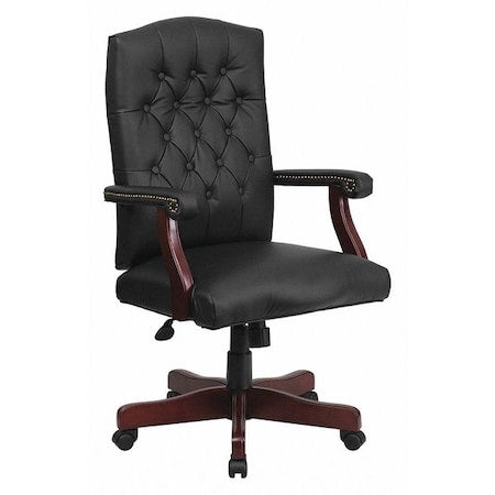 Flash Furniture Office Furniture 801L-LF0005-BK-LEA-GG - product photo 1