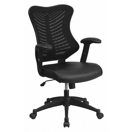 Flash Furniture Office Furniture BL-ZP-806-BK-LEA-GG - product photo 1