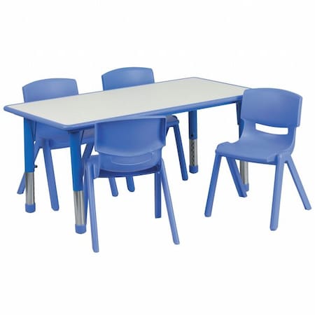 Flash Furniture Office Furniture YU-YCY-060-0034-RECT-TBL-BLUE-GG - product photo 1