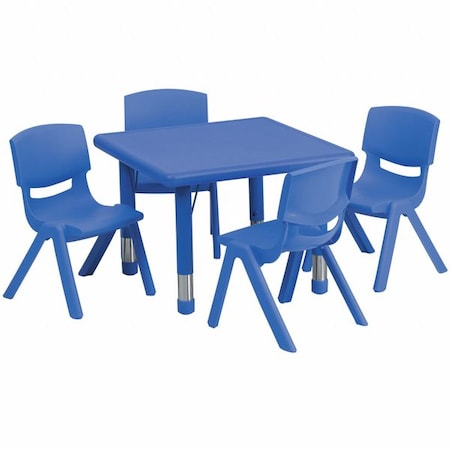 Flash Furniture Office Furniture YU-YCX-0023-2-SQR-TBL-BLUE-E-GG - product photo 1