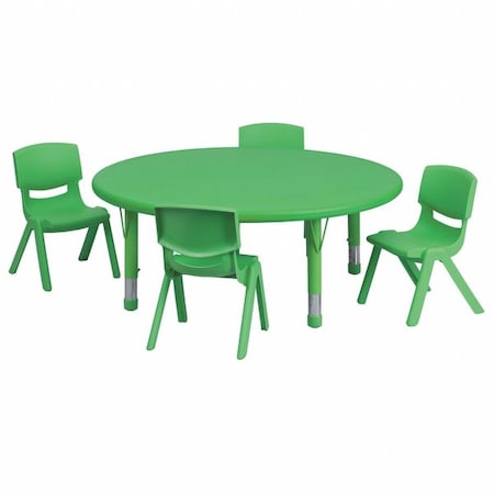 Flash Furniture Office Furniture YU-YCX-0053-2-ROUND-TBL-GREEN-E-GG - product photo 1