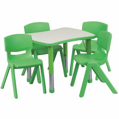 Flash Furniture Office Furniture YU-YCY-098-0034-RECT-TBL-GREEN-GG - product photo 1