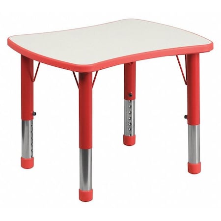 Flash Furniture Office Furniture YU-YCY-098-RECT-TBL-RED-GG - product photo 1