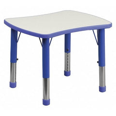 Flash Furniture Office Furniture YU-YCY-098-RECT-TBL-BLUE-GG - product photo 1