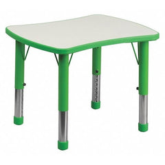 Flash Furniture Office Furniture YU-YCY-098-RECT-TBL-GREEN-GG - product photo 1