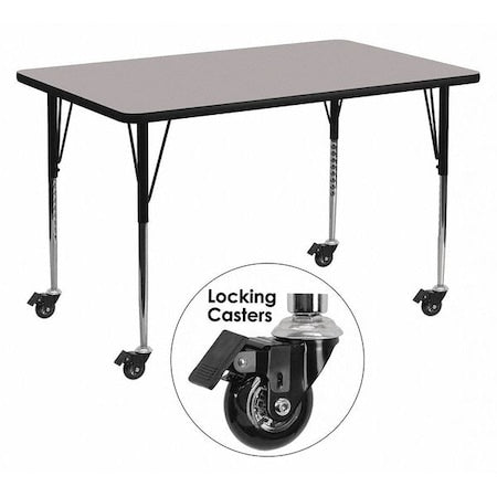 Flash Furniture Office Furniture XU-A2448-REC-GY-H-A-CAS-GG - product photo 1