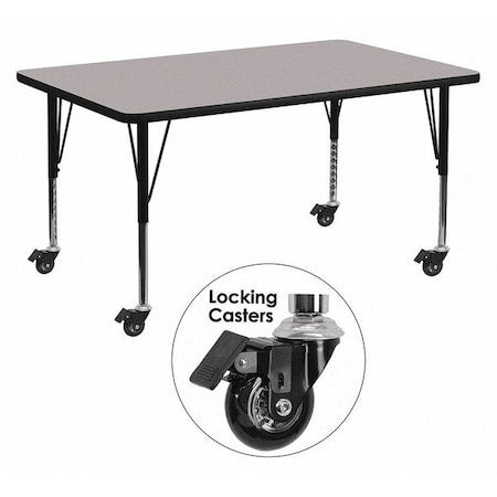 Flash Furniture Office Furniture XU-A2448-REC-GY-H-P-CAS-GG - product photo 1