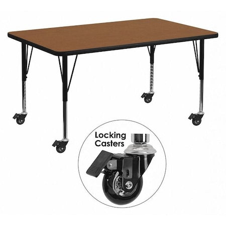 Flash Furniture Office Furniture XU-A2448-REC-OAK-H-P-CAS-GG - product photo 1