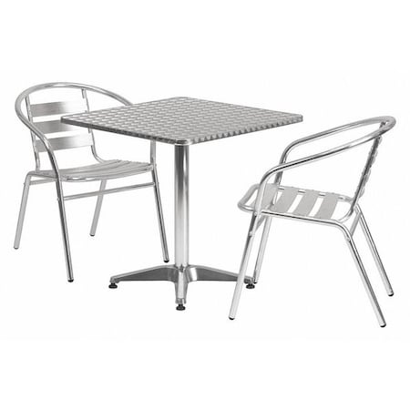 Flash Furniture Kitchen Furniture TLH-ALUM-28SQ-017BCHR2-GG - product photo 1