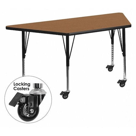 Flash Furniture Office Furniture XU-A3060-TRAP-OAK-T-P-CAS-GG - product photo 1