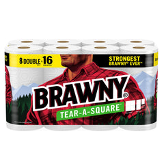 Brawny Paper Towel, 16 Count, White (445025/443665)