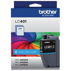 Brother LC401CS Ink Cartridge, Cyan