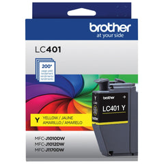 Brother LC401YS Ink Cartridge, Yellow