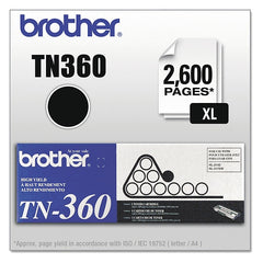 Brother TN360 Toner Cartridge, Black - product photo 1
